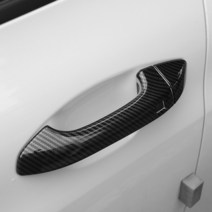 더블랙 K5 DL3 튜닝 용품 도어손잡이 도어컵 도어외캐치 커버 카본 몰딩, 도어손잡이 5P