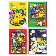 3000 포켓몬 6단 점착메모지 4종 골고루 1세트