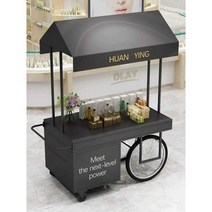 이동식 프리마켓 판매대 축제 노점 야시장 가판 행사장, 상세 페이지 참고, 화이트 (서랍 없음) 120x70x195CM