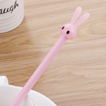 굿즈트리 [굿즈트리]깜찍 토끼 중성볼펜(핑크) (0.5mm), 단품없음