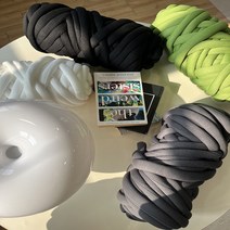 푸르른몰 자이언트얀 1kg 가방 백 방석 모자 목도리 쿠션 담요 루피 망고실, 하늘