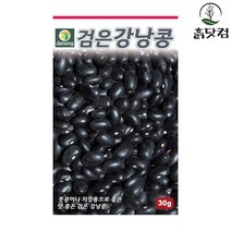 검은강낭콩 씨앗 30g 왜성 풋콩 저장용 비넝쿨성 + 네임택, 단품