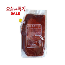 [푸른식품] 낙지 쭈꾸미 볶음 양념 소스 2kg x 5개/ 업소용 해물 오징어 낙곱새 매콤 양념장