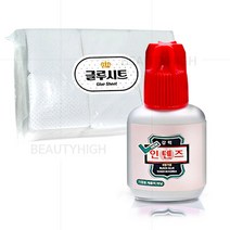 (세트)뉴 인텐즈 글루10g+글루티슈(코튼100% 540매) 속눈썹재료
