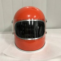 오더봇 티티앤코 TT&CO 소두핏 헬멧 톰슨 D컷 클래식 바이크 스쿠터 베스파 할리 데이비슨 경량 하이바 티티엔코 풀페이스, 2XL, 붉은 오렌지