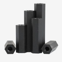 20-50pcs 여성 나일론 standoff M2 M2.5 M3 M4 x L 흰색 검정 pcb Standoff 스페이서 열 플라스틱 간격 나사, [01] m2.5 50pcs, [02] Black, [10] 10mm