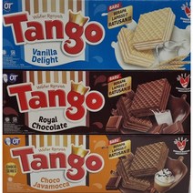 인도네시아 과자 스낵 Tango 탕고 웨하스 초코 모카 바닐라 맛있는