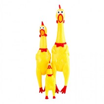 강아지 장난감 애견 애착 인형 (크레이지 치킨)/ koonshop 쿤샵, 작은애(중)