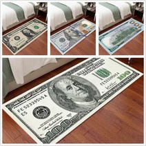 러그 카페트 극세사 매트 사계절 북유럽 식탁 침대 안마의자매트 달러 카펫 money rugs dollar bill runner area 침실