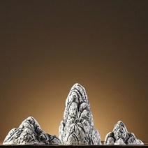 설산 공예품 도자기 조경장식 인테리어 개업선물, 모형돌세트