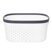 책장바구니멀티바스켓 175 포레스트 245 x 125mm 1호 x 볼가 누빔 콘티박스, 1