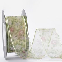 MOCAROSE 포장용 리본끈 잔꽃 리본+포장 리본끈, #6