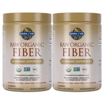 1+1 재고확보 가든오브라이프 식이섬유 섬유소 로우 오가닉 화이버 268g 알파 리놀렌산 수용성 불용성 섬유소 오메가3 지방산 아마씨 스테비아 추출물 바실러스 코아귤런스, 1개, 기본