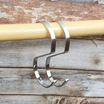 패턴 S고리 실버 에스고리 S자걸이