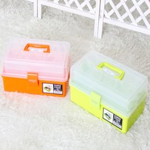 DAO_13정리 정돈 다용도 컨테이너 상자 2종택1 수납 공구함 생활 건강 용품 정리함 소품_, 다용도 컨테이너 상자 2종택1 CA937