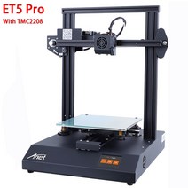 Anet et5x et5pro 모든 금속 대형 3d 프린터 키트 자동 베드 레벨링 필라멘트 감지 이력서 인쇄 최대 크기 300300400mm, 협력사, et5pro 사일런트