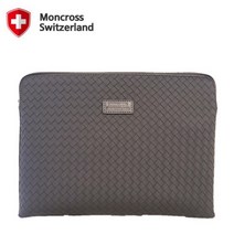 몽크로스 스위스 전통 브랜드 BIG 사이즈 우븐 패턴 포인트 남여공용 클러치백 MK9350 블랙 (모다김천구미점)