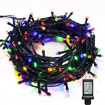 WISD String Lights 1000 LED Multicolor Plug in Fairy Lights with 8 Effects and Memory Function Stri, 1