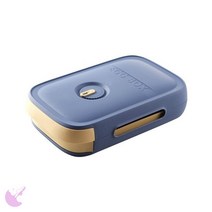 WBBOOMING 계란 서랍 보관함 대용량 3단 에그 트레이, Blue, 1개