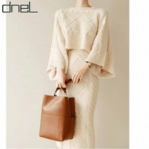 드넬 오빈크롭니트투피스셋트DWO23272A