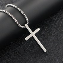 목걸이 써지컬스틸 십자가 목걸이 남자 목걸이 남여공목걸이 여성 패션목걸이