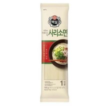 CJ 백설 사리소면 멸치 잔치 비빔 열무 국수 골뱅이무침 오징어볶음 가족 식사 홈파티 음식 100g, 4개