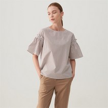 노코시크 노코시크 INES SHIRRING SLEEVE BLOUSE BEST (6937044)