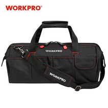 WORKPRO 도구 가방 휴대용 방수 전기 가방 수리 설치 HVAC에 대 한 다기능 캔버스 도구 주최자