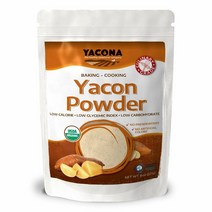 Yacona USDA오가닉 야콘 파우더 분말 가루 감미료 227g Natural Yacon Powder Organic (미국)