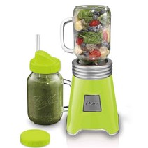 Oster 오스타 메이슨컵 믹서기 소형 휴대용 다기능 전기조리기 튀김 과일주스, 03 그린 더블메종컵