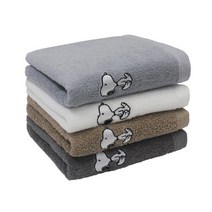 송월타월 스누피 리버 40 세면타올 145 g 면사, 회색, 12개