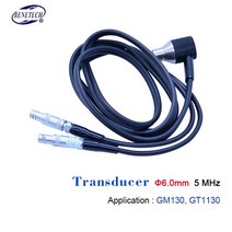 도금 두께 측정기 nh 0 용 초음파 게이지 프로브 변환기 직경 오리지널, [02] 6mm 5MHz pro
