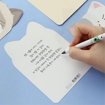 핑크풋 300 냥냥엽서 50개 깔끔한편지카드 가을편지지 1년선물