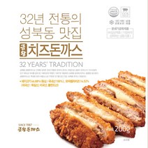 [부엉이돈가스] Since 1987 전통의 성북동 맛집 금왕치즈돈까스 200g x 소스 100g, 5세트, 300g