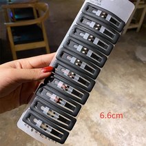 중국 비녀 머리망 명품 헤어 핀 한복 악세사리 어 매트 블랙 합금 머리 큰 물방울 기하학적 솔리드 컬러 바비 여성 메이크업 클립 바레트 미끄럼 방지