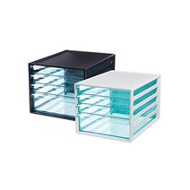 ZG52 리템 EL 서류함 4단 서랍형 수납 박스 문서 보관 정리 멀티캐비넷 문서보관함 수납박스 서, OS 블랙