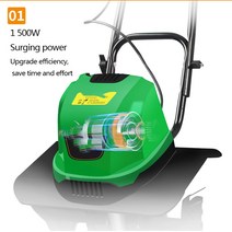 미니경운기 농업용 소형 경작기 다목적 밭갈이 트랙터미니 마이크로 경운기 1500W 전기 경운기 토양 경, 01 220V_03 UK