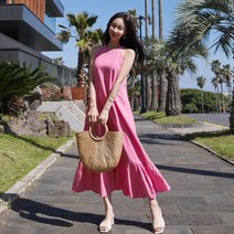 에쉐르 WAWAMOM 여성 여름 원피스 형광 여름칼라원피스BJG324