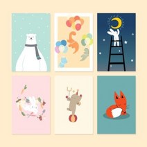 비프렌드v2 포스트카드 엽서 3.Wishing rabbit, 1개