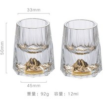 사케 고량주 주류 컵, 2개 스타일2