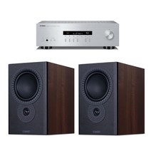 야마하 R-S202 + 미션 LX-3 MKII 하이파이오디오, 스피커(화이트)