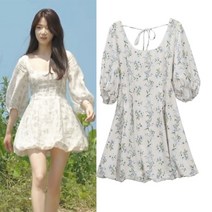 신지연원피스 솔로지옥 화이트 플라워 김다미 강소연 송혜교 손예진 이해리 설강화