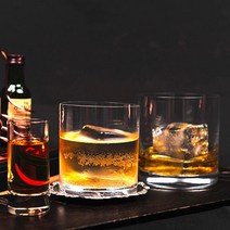 보헤미아 위스키 샷 더블락 언더락 글라스 400ml, 3개