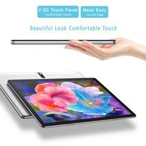 태블릿pc왕 신제품 오리지널 10.1 인치 태블릿 4G 네트워크 옥타 코어 PC 안드로이드 9.0 구글 플레이 듀얼 SIM 카드 LTE 와이파이 GPS c타입, [04] Add Cover 64GB TF, [03] 은