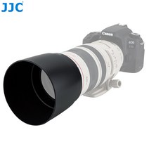 JJC DSLR 카메라 렌즈 후드 그늘 보호대 캐논 호환 EF 100-400mm f/4.5-5.6L IS USM ET-83C 대체합니다, [02] White