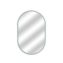 행복한욕실 욕실 양타원 거울 화장실 원형 스트랩 겸용 거울 화이트 무광블랙 골드 핑크 민트, 선택05.양타원 민트