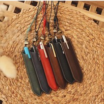 MATT 마뜨 이태리 크레센도 목걸이 펜케이스 6color, 브라운(P90464) 한글, 1개