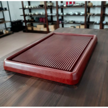 60cm 차판 다구 다탁 차도구 다판 전목차판 1인다기 퇴수기 차탁, 적색