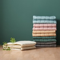 루사 가을 겨울 오브제 컬러 출시 도톰한 누빔패드, 차콜