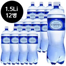 초정탄산수 일화 초정 탄산수 플레인 1.5L x 12병 초정리 광천수 1.5리터 1500ml